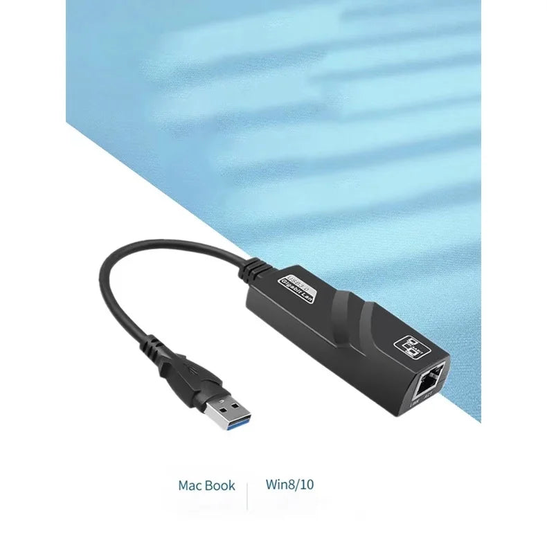 Adaptador de internet USB 10 Gigabit 3.0  /100/1000 Pc Notebook