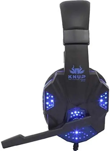 2023 Fone De Ouvido Gamer Headset  Kp-397 Preto e Azul Com Microfone fone de ouvidos bluetooth